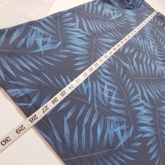 Tommy Bahama Island Modern Fit Tropical Leaf Print Collared Polo Shirt - Picture 7 of 10